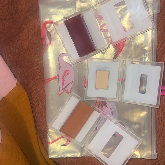 Pink iridescent Flamingo Reusable Ziploc keepsake bag - Picture 7 of 8